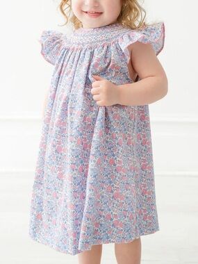 Ruth & Ralph Floral Smocked Dress